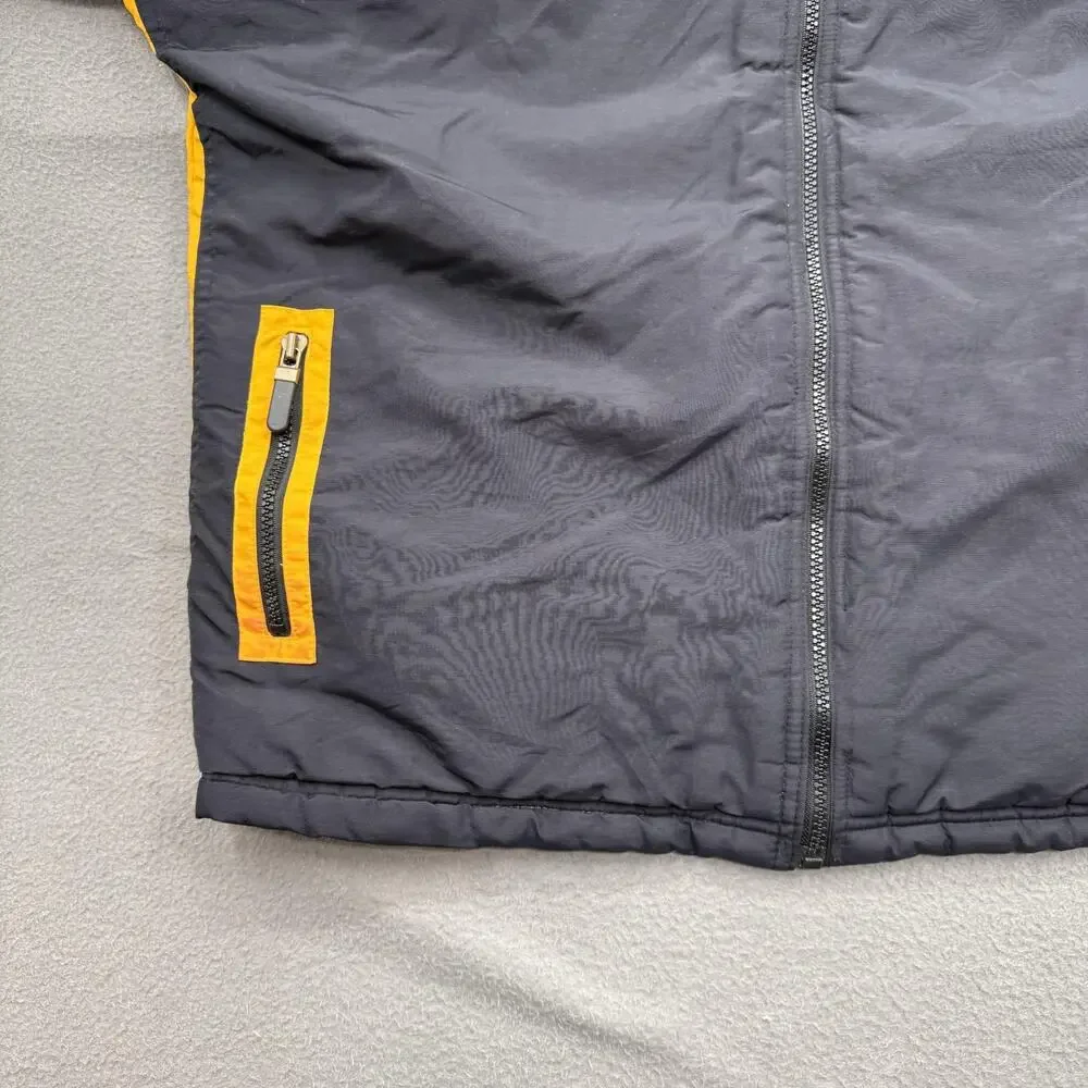 Vintage Pittsburgh Steelers Jacket Youth XL 18-20 Black NFL‎ Football Puma